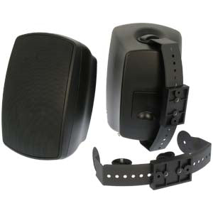 Indoor/Outdoor Wallmount 2-Way Speakers Black BL520 1 Pair (2pc)