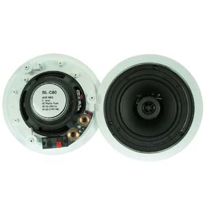 6-1/2 Inch 2-Way Ceiling Speaker BLC60, Pair (2pc)