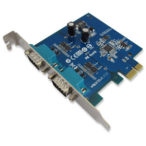 Industrial 2 ports RS-422/485 with Surge PCI-Express Serial Card