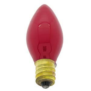 5 Watts Red Night Light Bulbs, 4pc Pack