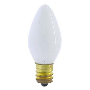 5 Watts White Night Light Bulbs, 4pc Pack