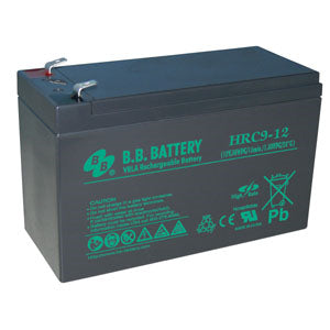 12V 8Ah Battery, T2 Terminal HRC9-12-T2, High Performance