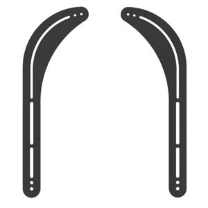Universal Sound Bar Bracket SB-39 1-pair (left/right)